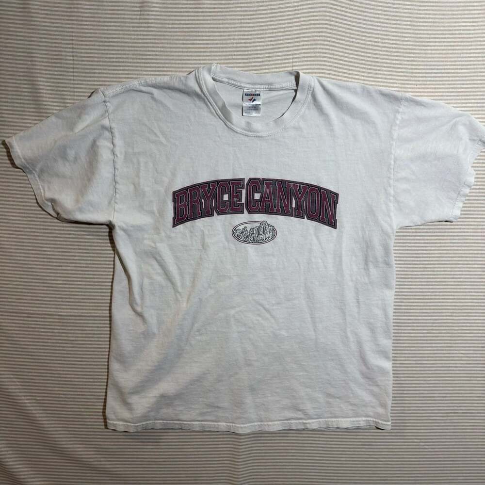 Vintage Jerzees Bryce Canyon T-Shirt XL White